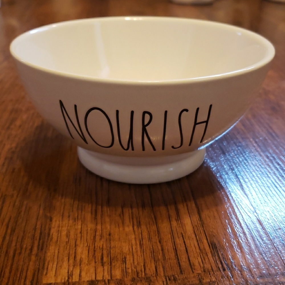 Rae Dunn cereal Bowl NOURISH